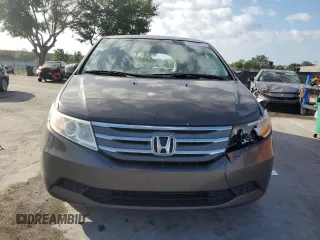 2012 Honda Odyssey EX-L with VIN 5FNRL5H66CB146350, listed as a Copart auction lot 55428555 with 171,207 mi miles and Salvage Title. Bid and sale history available at DreamBid. Image 5.