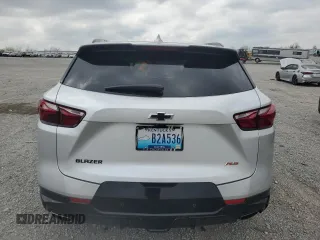 2019 Chevrolet Blazer RS with VIN 3GNKBERS4KS677169, listed as a Copart auction lot 52963595 with 112,059 mi miles and Salvage title. Bid and sale history available at DreamBid. Image 6.