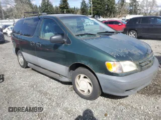 2001 Toyota Sienna LE with VIN 4T3ZF13C31U385732, listed as a Copart auction lot 52139285 with 212,910 mi miles and Clean Title. Bid and sale history available at carsss.com. Image 4.