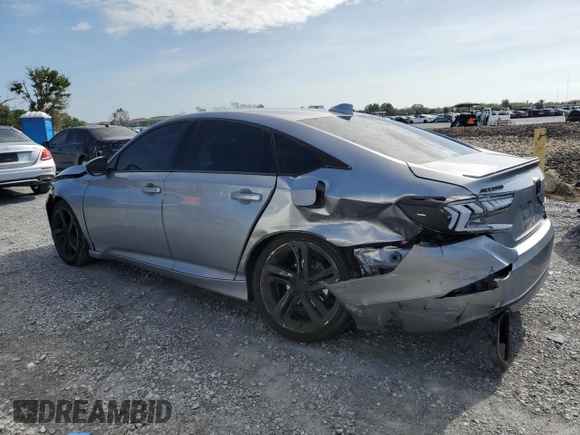 2019 Honda Accord Sport with VIN 1HGCV2F35KA002014, listed as a Copart auction lot 61799435 with 122,107 mi miles and Non repairable. Bid and sale history available at DreamBid. Image 2.