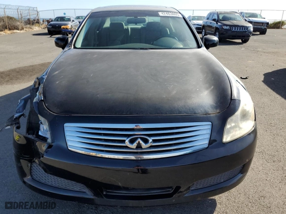 2007 Infiniti G35 Sedan Sport with VIN JNKBV61E17M709108, listed as a Copart auction lot 42463805 with 182,450 mi miles and Salvage Title. Bid and sale history available at carsss.com. Image 5.
