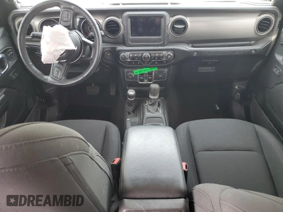 2021 Jeep Wrangler Unlimited Willys with VIN 1C4HJXDN3MW751207, listed as a Copart auction lot 50425805 with 35,383 mi miles and Salvage Title. Bid and sale history available at DreamBid. Image 8.