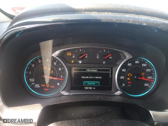 2018 Chevrolet Traverse Premier with VIN 1GNERKKW9JJ172720, listed as a Copart auction lot 49120525 with 166,186 mi miles and Salvage Title. Bid and sale history available at carsss.com. Image 9.