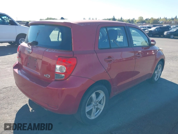 2008 Scion xD with VIN JTKKU10408J027767, listed as a IAAI auction lot 42057994 with 207,212 mi miles. Bid and sale history available at carsss.com. Image 4.