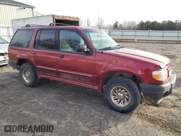 2001 Ford Explorer XLS with VIN 1FMZU72E91ZA36467, listed as a Copart auction lot 43222375 with 138,058 mi miles and Salvage title. Bid and sale history available at DreamBid. Image 4.