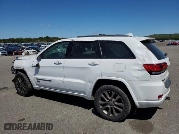 2017 Jeep Grand Cherokee Limited 75th Anniversary с VIN 1C4RJFBG4HC655130, выставлен на аукционе Copart как лот 56989965 с пробегом 89 354 миль миль и Списание • Salvage title. История ставок и продаж доступна на DreamBid. Изображение 2.
