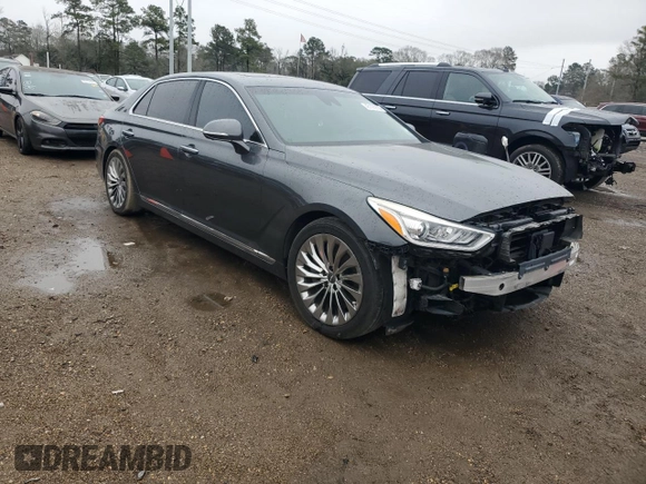 2019 Genesis G90 z VIN KMTF54JHXKU054443, wystawiony jako Copart lot #45126905 z przebiegiem 40 172 mil mil oraz Szkoda całkowita • Salvage title. Historia ofert i sprzedaży dostępna na DreamBid. Obrazek 4.