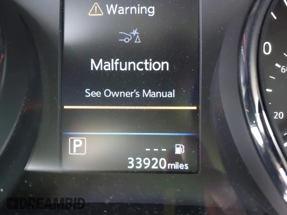2020 Nissan Rogue S with VIN 5N1AT2MT0LC751724, listed as a IAAI auction lot 41870342 with 33,920 mi miles and . Bid and sale history available at DreamBid. Image 16.