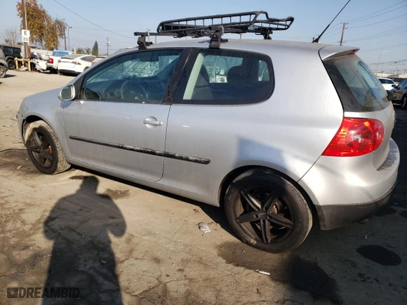 2007 Volkswagen Rabbit with VIN WVWBS71KX7W115045, listed as a Copart auction lot 86103934 with 166,588 mi miles and Salvage Title. Bid and sale history available at carsss.com. Image 2.