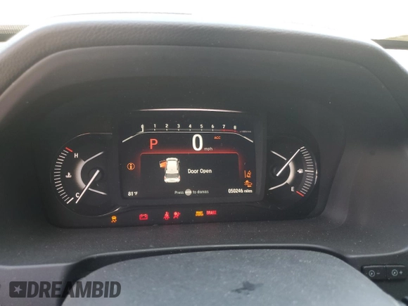 2022 Honda Passport TrailSport with VIN 5FNYF8H62NB029873, listed as a Copart auction lot 53582655 with 50,246 mi miles and Salvage Title. Bid and sale history available at DreamBid. Image 9.