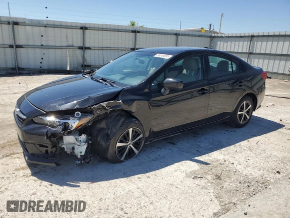 2022 Subaru Impreza Premium with VIN 4S3GKAD65N3605828, listed as a Copart auction lot 56519035 with 28,228 mi miles and Salvage title. Bid and sale history available at DreamBid. Image 1.