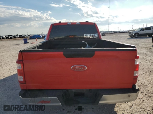 2022 Ford F-150 XL with VIN 1FTMF1C57NKE36174, listed as a Copart auction lot 82995384 with Not provided miles and Non repairable. Bid and sale history available at DreamBid. Image 6.