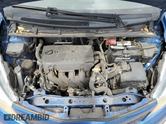 2013 Toyota Yaris L with VIN JTDKTUD37DD569485, listed as a Copart auction lot 53193165 with 141,703 mi miles and Salvage Title. Bid and sale history available at carsss.com. Image 11.