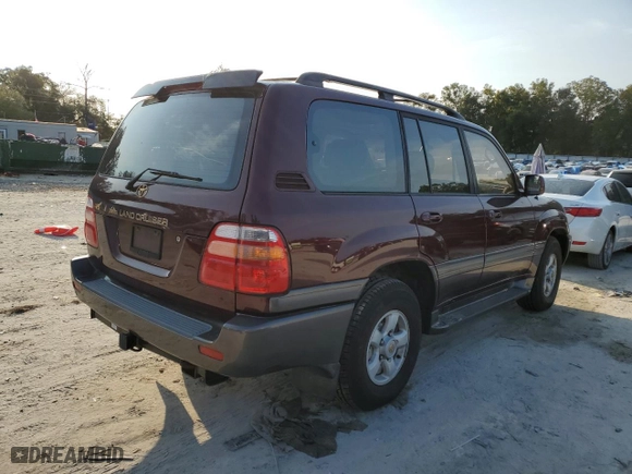2000 Toyota Land Cruiser with VIN JT3HT05J9Y0111707, listed as a Copart auction lot 76317924 with 338,374 mi miles and Salvage Title. Bid and sale history available at carsss.com. Image 3.