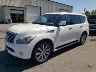 2014 Infiniti QX80 с VIN JN8AZ2NC9E9350906, выставлен на аукционе Copart как лот 65817505 с пробегом 123 790 миль миль и Чистый • Clean title. История ставок и продаж доступна на DreamBid. Изображение 1.
