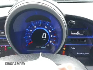 2011 Honda CR-Z EX with VIN JHMZF1D64BS000146, listed as a IAAI auction lot 42005083 with 204,459 mi miles. Bid and sale history available at carsss.com. Image 7.