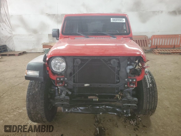 2020 Jeep Wrangler Unlimited Sport with VIN 1C4HJXDN5LW130646, listed as a Copart auction lot 88089985 with 66,244 mi miles and Salvage title. Bid and sale history available at DreamBid. Image 5.