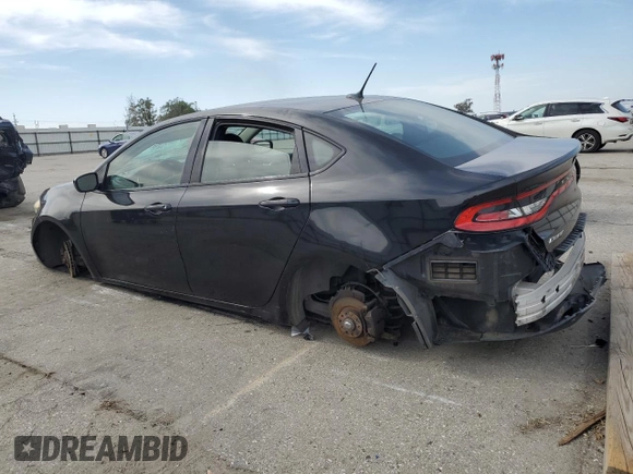 2016 Dodge Dart SXT z VIN 1C3CDFBB8GD682474, wystawiony jako Copart lot #52902355 z przebiegiem 168 036 mil mil oraz Szkody całkowita. Historia ofert i sprzedaży dostępna na DreamBid. Obrazek 2.