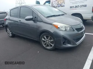 2014 Toyota Yaris L with VIN JTDKTUD38ED594008, listed as a IAAI auction lot 42114950 with 167,597 mi miles and . Bid and sale history available at DreamBid. Image 1.