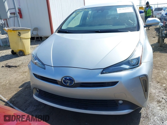 2019 Toyota Prius LE with VIN JTDL9RFU4K3010601, listed as a IAAI auction lot 41763901 with 62,560 mi miles and . Bid and sale history available at DreamBid. Image 12.