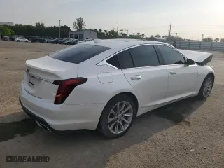2020 Cadillac CT5 Luxury with VIN 1G6DW5RK3L0122831, listed as a Copart auction lot 55451854 with 37,074 mi miles and Salvage Title. Bid and sale history available at carsss.com. Image 3.
