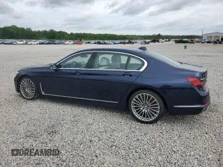 2020 BMW 7 Series 750i xDrive with VIN WBA7U2C03LCD17090, listed as a Copart auction lot 54480795 with 48,260 mi miles and Salvage title. Bid and sale history available at DreamBid. Image 2.