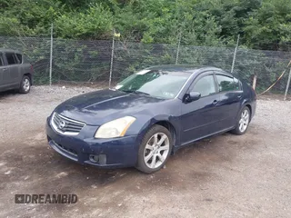 2008 Nissan Maxima SE with VIN 1N4BA41EX8C830315, listed as a IAAI auction lot 42538791 with 105,315 mi miles and . Bid and sale history available at DreamBid. Image 2.