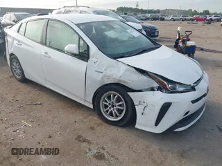 2019 Toyota Prius L Eco z VIN JTDKARFU8K3069783, wystawiony jako IAAI lot #42041554 z przebiegiem 107 363 mil mil oraz . Historia ofert i sprzedaży dostępna na DreamBid. Obrazek 1.