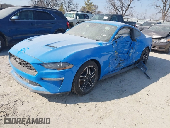 2022 Ford Mustang EcoBoost with VIN 1FA6P8TH4N5130370, listed as a IAAI auction lot 41775620 with 34,130 mi miles and . Bid and sale history available at DreamBid. Image 16.