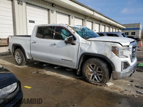 2021 GMC Sierra 1500 SLT z VIN 3GTU9DED6MG221615, wystawiony jako Copart lot #86548844 z przebiegiem Nie podano mil oraz Szkoda całkowita • Salvage title. Historia ofert i sprzedaży dostępna na DreamBid. Obrazek 4.