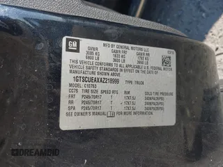 2010 GMC Sierra 1500 with VIN 1GTSCUEAXAZ218999, listed as a IAAI auction lot 41443773 with Not Provided miles and . Bid and sale history available at DreamBid. Image 9.