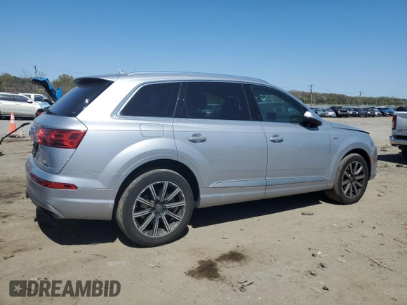 2017 Audi Q7 Premium Plus with VIN WA1LAAF78HD003215, listed as a Copart auction lot 53529185 with 96,960 mi miles and Clean Title. Bid and sale history available at carsss.com. Image 3.