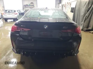 2025 BMW M4 Competition xDrive with VIN WBS33HK02SCS87206, listed as a Copart auction lot 79420424 with 3,703 mi miles and Salvage Title. Bid and sale history available at carsss.com. Image 6.