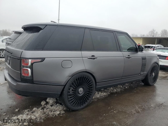 2021 Land Rover Range Rover with VIN SALGS5SE2MA423301, listed as a Copart auction lot 89069685 with 45,749 mi miles and Salvage Title. Bid and sale history available at carsss.com. Image 3.