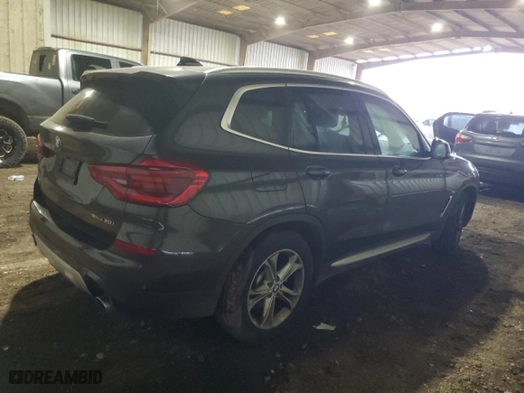 2021 BMW X3 sDrive30i with VIN 5UXTY3C05M9G65773, listed as a Copart auction lot 87863165 with 0 mi miles and Salvage Title. Bid and sale history available at carsss.com. Image 3.