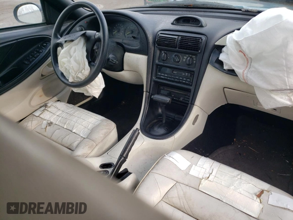 1994 Ford Mustang with VIN 1FALP4444RF169919, listed as a Copart auction lot 86349994 with 273,020 mi miles and Salvage title. Bid and sale history available at DreamBid. Image 8.