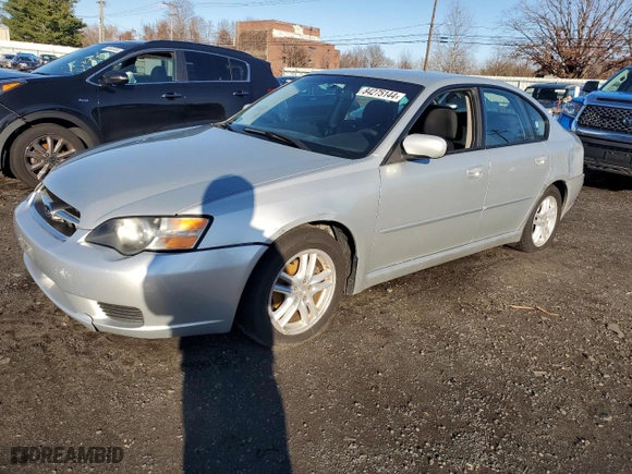 2005 Subaru Legacy Sedan (Natl) with VIN 4S3BL616557200702, listed as a Copart auction lot 84275144 with 141,904 mi miles and Salvage Title. Bid and sale history available at carsss.com. Image 1.