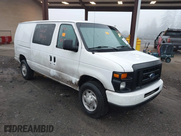 2008 Ford Econoline Cargo Commercial with VIN 1FTNE24W68DA69863, listed as a IAAI auction lot 41348482 with 201,116 mi miles and . Bid and sale history available at carsss.com. Image 1.