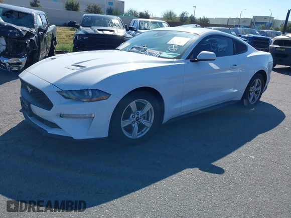2021 Ford Mustang EcoBoost with VIN 1FA6P8TH5M5146799, listed as a IAAI auction lot 41575950 with 47,037 mi miles. Bid and sale history available at carsss.com. Image 2.