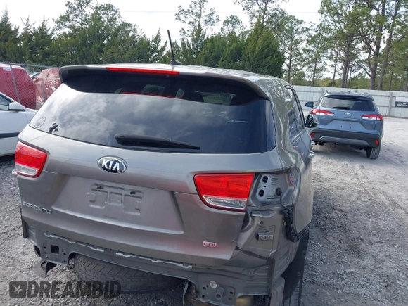 2017 Kia Sorento LX with VIN 5XYPG4A38HG287491, listed as a IAAI auction lot 41460593 with 90,416 mi miles. Bid and sale history available at carsss.com. Image 17.