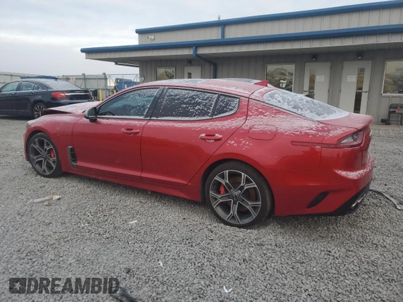 2020 Kia Stinger GT2 with VIN KNAE55LC6L6076511, listed as a Copart auction lot 41895725 with 62,808 mi miles and Salvage Title. Bid and sale history available at carsss.com. Image 2.