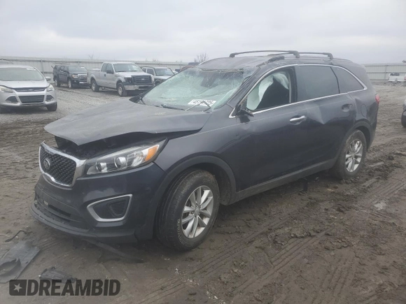 2017 Kia Sorento LX with VIN 5XYPG4A39HG243595, listed as a Copart auction lot 45191725 with 73,951 mi miles and Salvage Title. Bid and sale history available at carsss.com. Image 1.
