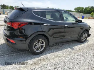 2018 Hyundai Santa Fe 2.4L with VIN 5XYZT3LB4JG546566, listed as a Copart auction lot 57268105 with 153,314 mi miles and Clean title. Bid and sale history available at DreamBid. Image 3.