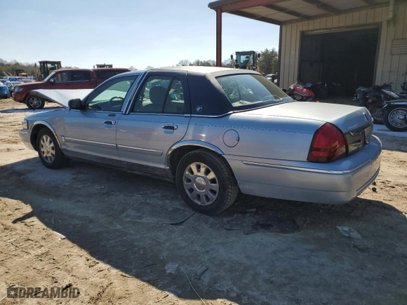 2008 Mercury Grand Marquis LS with VIN 2MEHM75V68X621968, listed as a Copart auction lot 46046215 with 139,176 mi miles and Salvage Title. Bid and sale history available at carsss.com. Image 2.