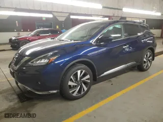2023 Nissan Murano SL with VIN 5N1AZ2CS4PC107379, listed as a Copart auction lot 83018004 with 17,686 mi miles and Salvage Title. Bid and sale history available at carsss.com. Image 1.