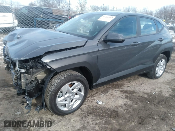 2024 Hyundai Kona SE with VIN KM8HACAB0RU164576, listed as a IAAI auction lot 41268103 with 5,914 mi miles. Bid and sale history available at carsss.com. Image 2.