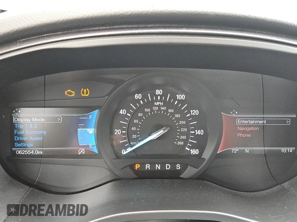 2018 Ford Fusion SE with VIN 3FA6P0HD0JR228472, listed as a Copart auction lot 62747845 with 62,554 mi miles and Clean title. Bid and sale history available at DreamBid. Image 9.