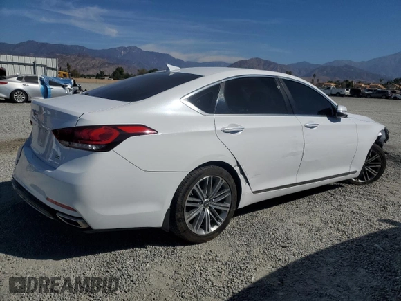 2019 Genesis G80 3.8L with VIN KMTFN4JE3KU309892, listed as a Copart auction lot 74753244 with 38,760 mi miles and Salvage Title. Bid and sale history available at carsss.com. Image 3.
