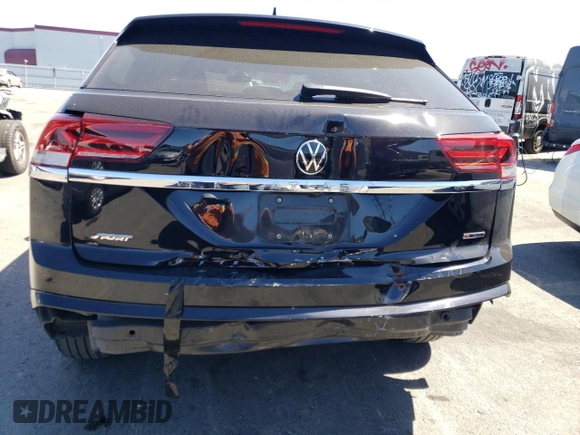 2021 Volkswagen Atlas S with VIN 1V2GC2CA0MC201812, listed as a Copart auction lot 66950404 with 75,404 mi miles and Salvage title. Bid and sale history available at DreamBid. Image 6.