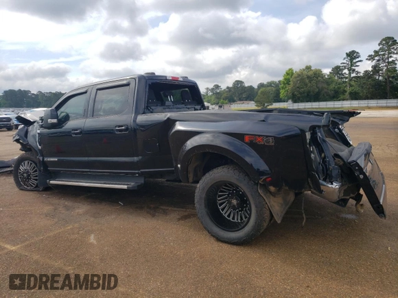 2022 Ford F-350 XL with VIN 1FT8W3DT1NEF56688, listed as a Copart auction lot 56096215 with 52,187 mi miles and Salvage Title. Bid and sale history available at DreamBid. Image 2.